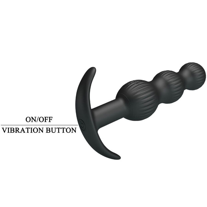 Sidney Anal Vibrator 10 Vibrations Black — Black