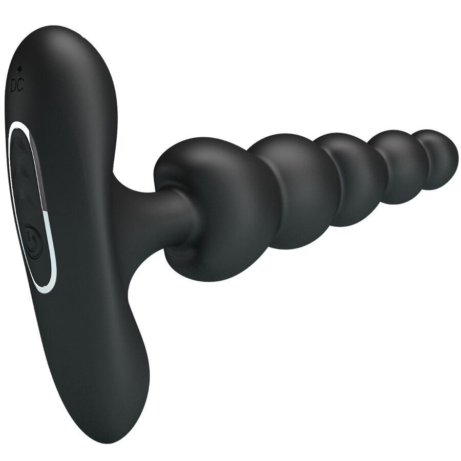 Corban Anal Vibrator 10 Vibrations Black — Black