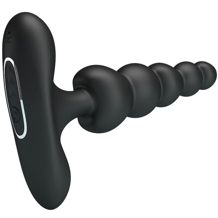 Corban Anal Vibrator 10 Vibrations Black — Black