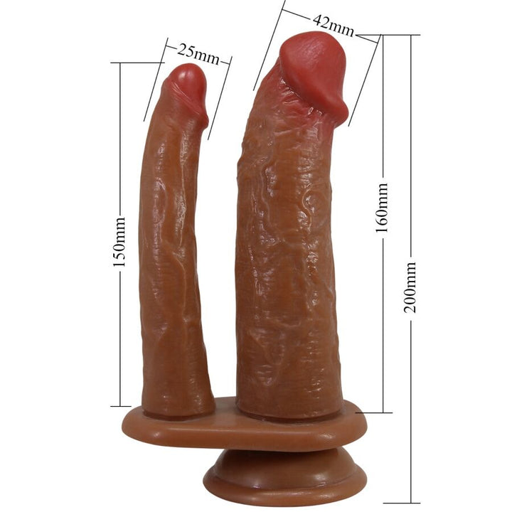 Pretty Love Goran Double Dildo — Flesh/TPR