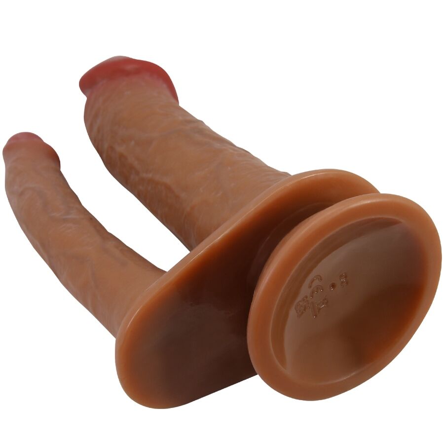 Pretty Love Hulbert Double Dildo Vibrator — Flesh/TPE
