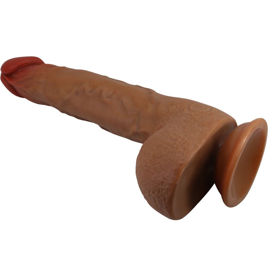 Baile - Beautiful Wilks 5 Setting Realistic Vibrator 25 CM — Brown TPR