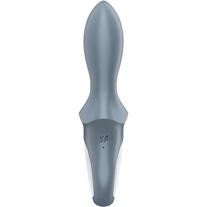 Satisfyer Air - Pump Booty 1 Anal Inflatable Vibrator Grey — Grey silicone
