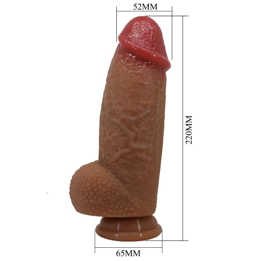 Pretty Love Achille Ultra Realistic Dildo — Brown