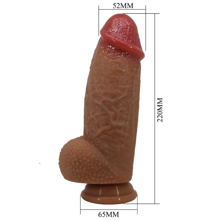 Pretty Love Achille Ultra Realistic Dildo — Brown