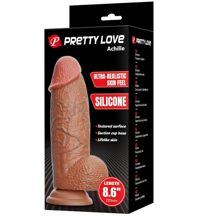 Pretty Love Achille Ultra Realistic Dildo — Brown