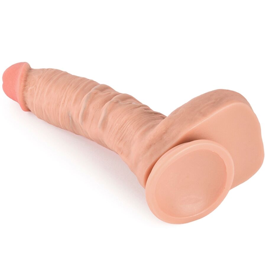 XISE Claude Realistic Double Density Dildo 16.5 CM — Skin Silicone