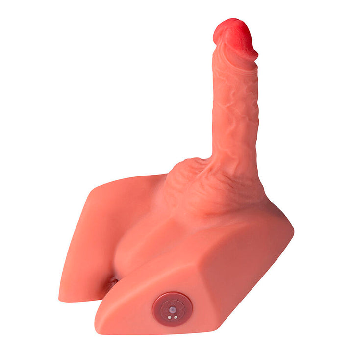 XISE - MICHAEL REALISTIC DILDO AND ANUS MASTURBATOR WITH THRUSTING 15 CM