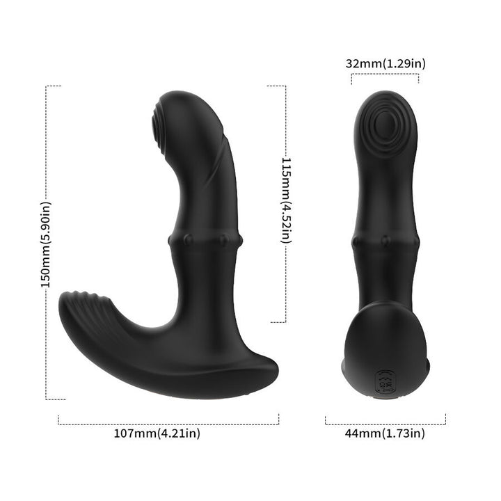 Armony Anal Prostate Vibrator Remote Control — Black