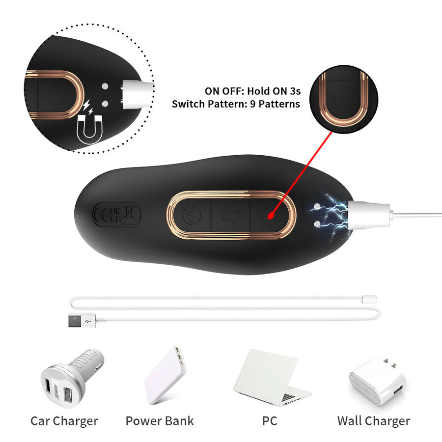 Armony Anal Prostate Vibrator Remote Control — Black