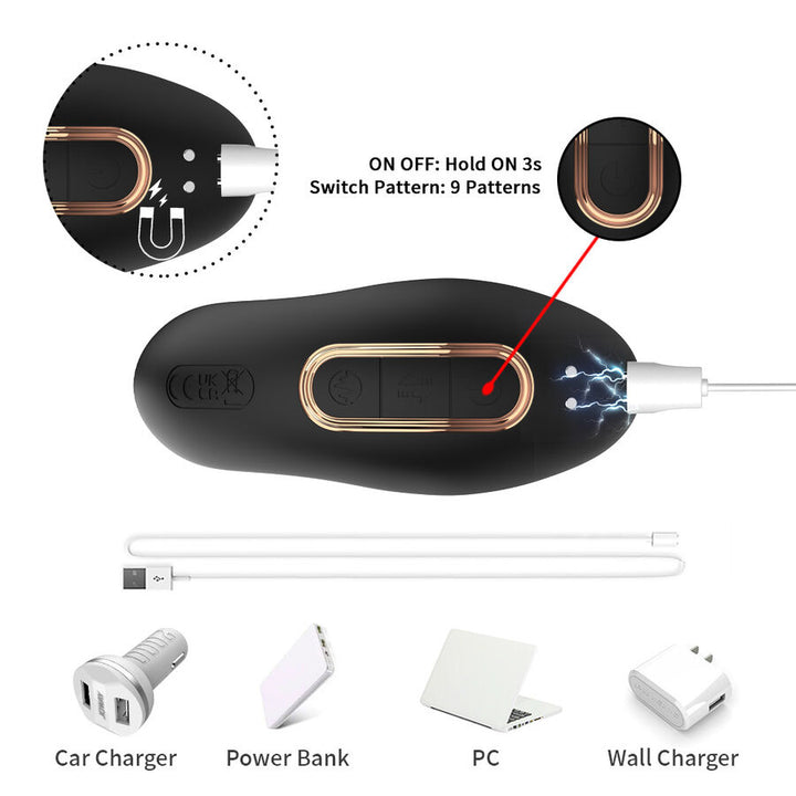 Armony Anal Prostate Vibrator Remote Control — Black