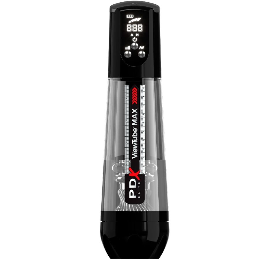 PDX ELITE - VIEWTUBE MAX VIEW AUTOMATISCHER MASTURBATOR MIT TRANSPARENTER SAUGFUNKTION