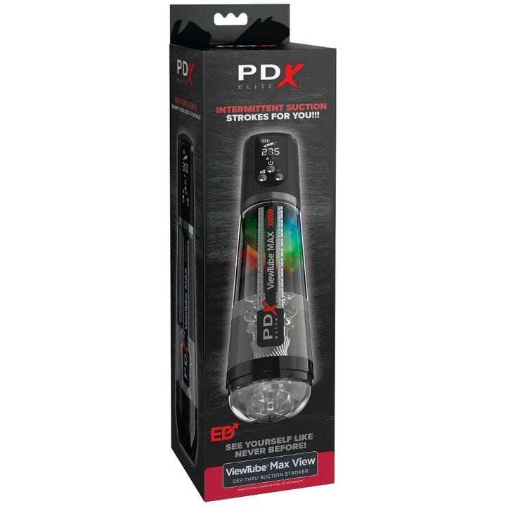 PDX ELITE - VIEWTUBE MAX VIEW AUTOMATIC MASTURNADOR WITH TRANSPARENT SUCTION