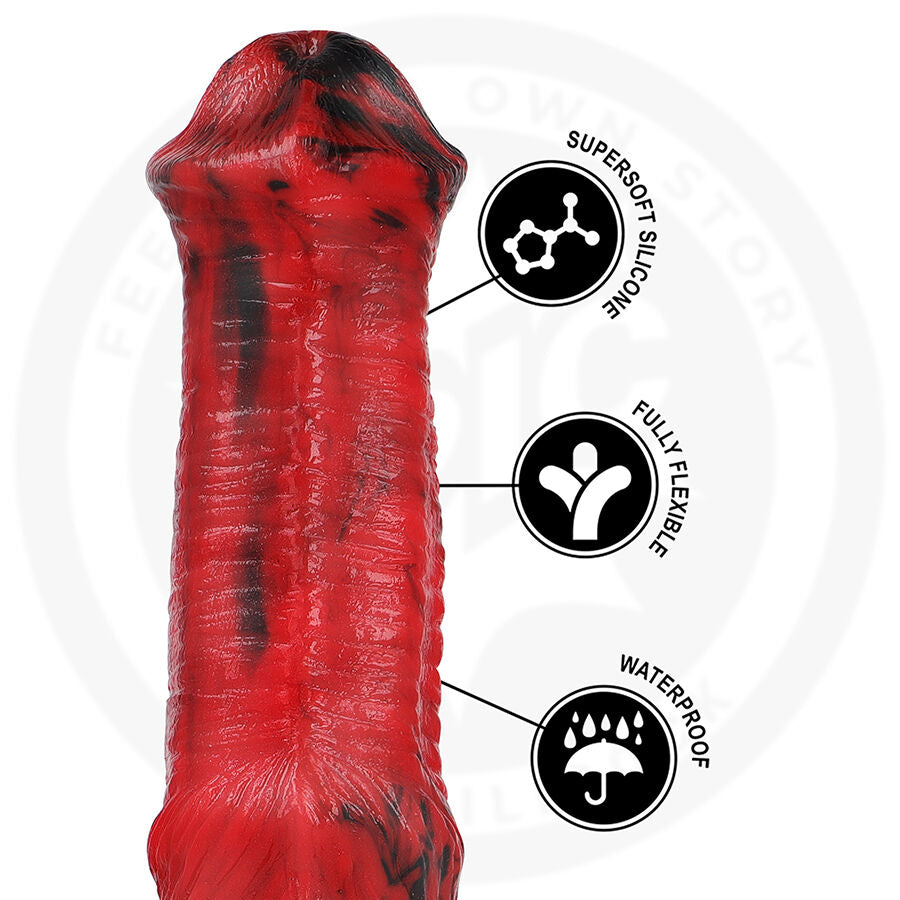 Epic - Dildo Vulcanus Night Dragon — Black