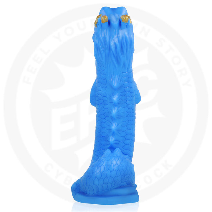 Dildo Naga Celestial Dragon — Blue silicone