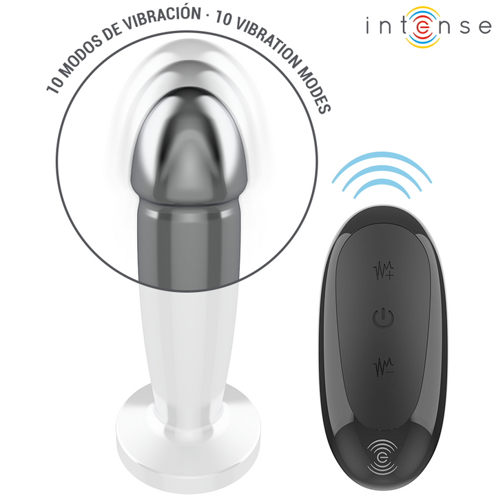 Intense Anal Plug Metal Dildo — Metal, Size S