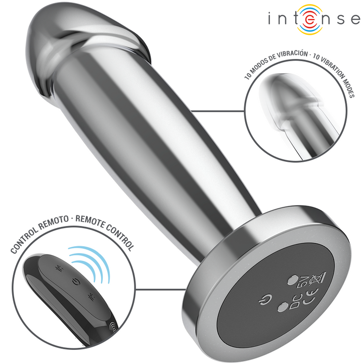 Intense Anal Plug Metal Dildo — Metal, Size S