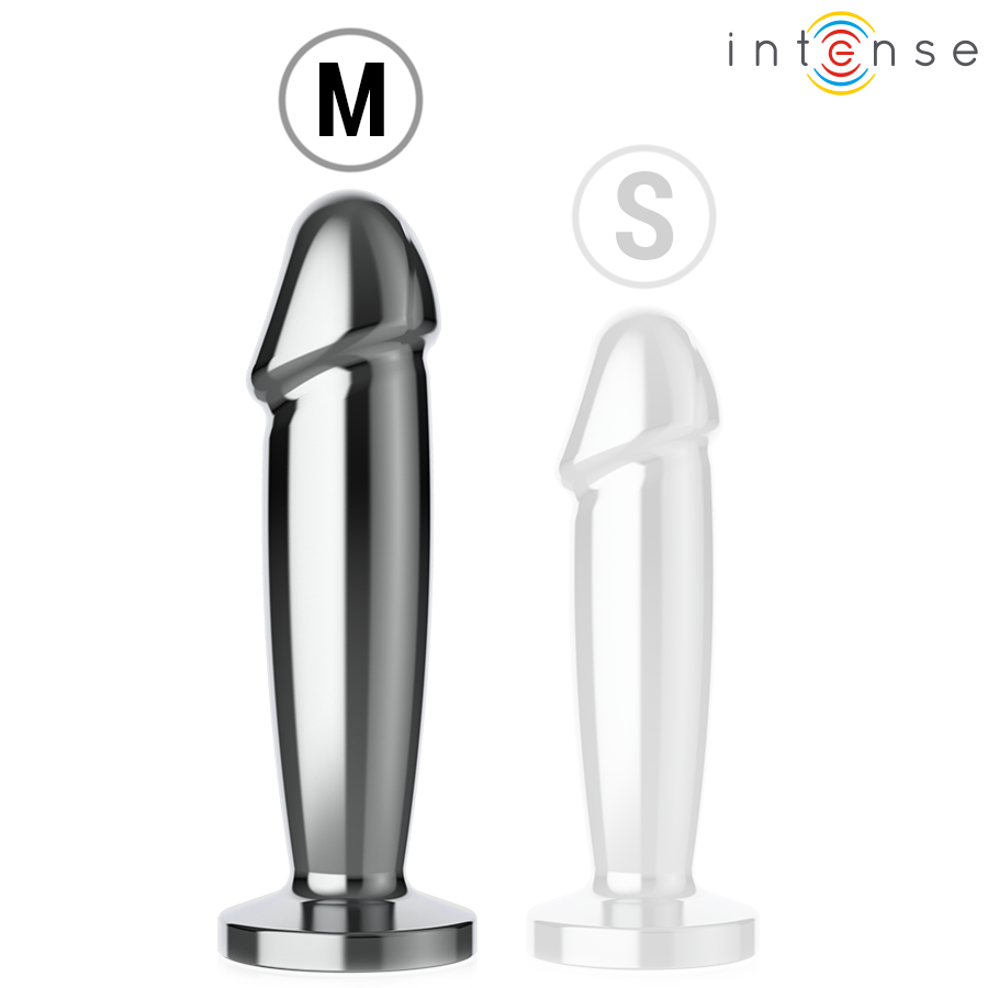 Intense Anal Plug Metal Dildo — Metal, Size M