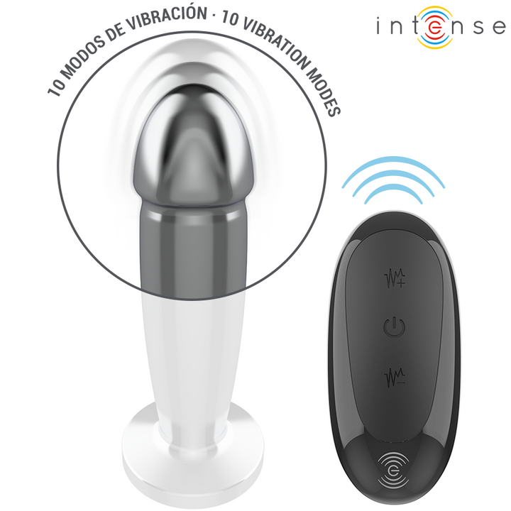 Intense Anal Plug Metal Dildo — Metal, Size M