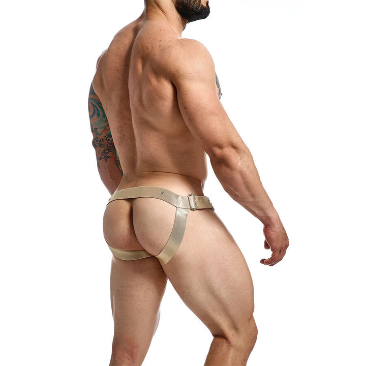 MOB - Dngeon Jockstrap Golden Cock Ring One Size