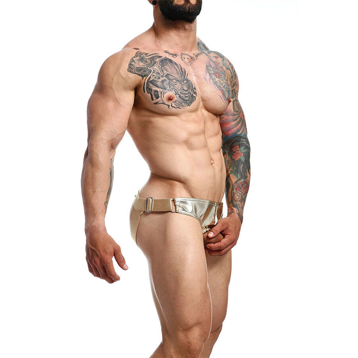 MOB - Dngeon Jockstrap Golden Cock Ring One Size
