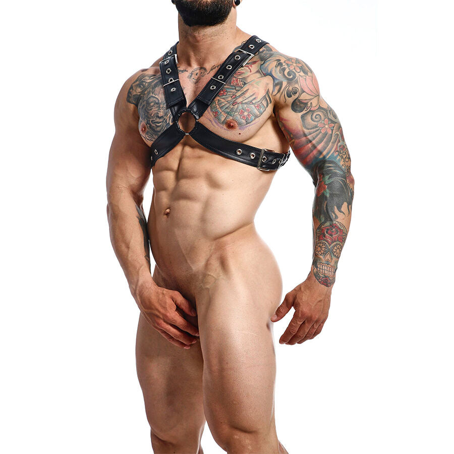 MOB - Dngeon Black Chain Harness One Size X