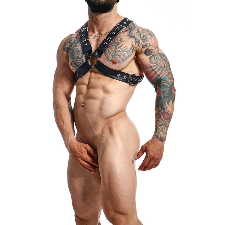 MOB - Dngeon Black Chain Harness One Size X