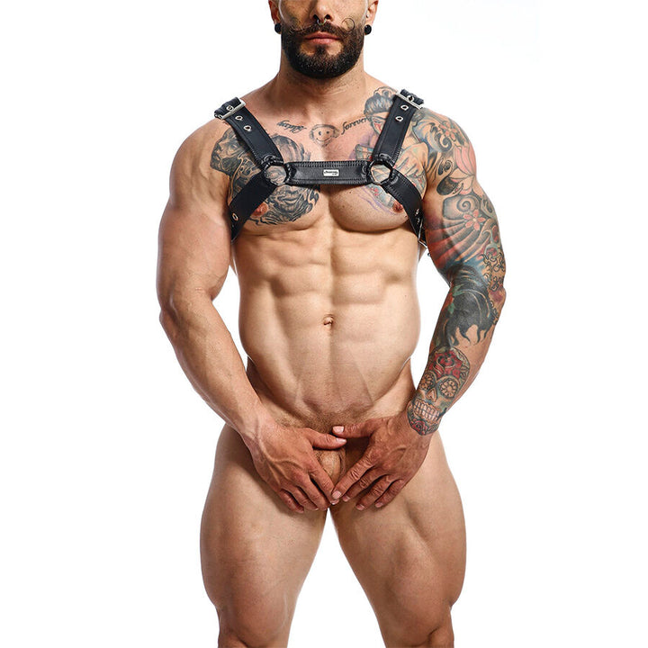 MOB - Dngeon Black Chain Harness One Size