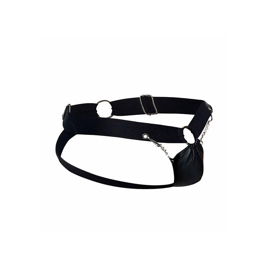 MOB - Dngeon Black Chain Jockstrap One Size