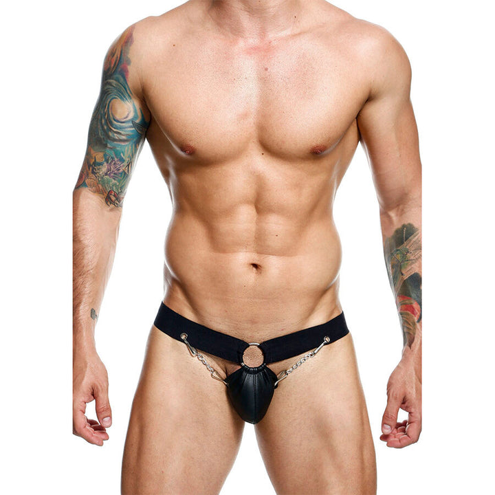 MOB - Dngeon Black Chain Jockstrap One Size