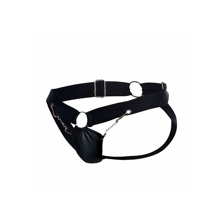 MOB - Dngeon Black Chain Jockstrap One Size