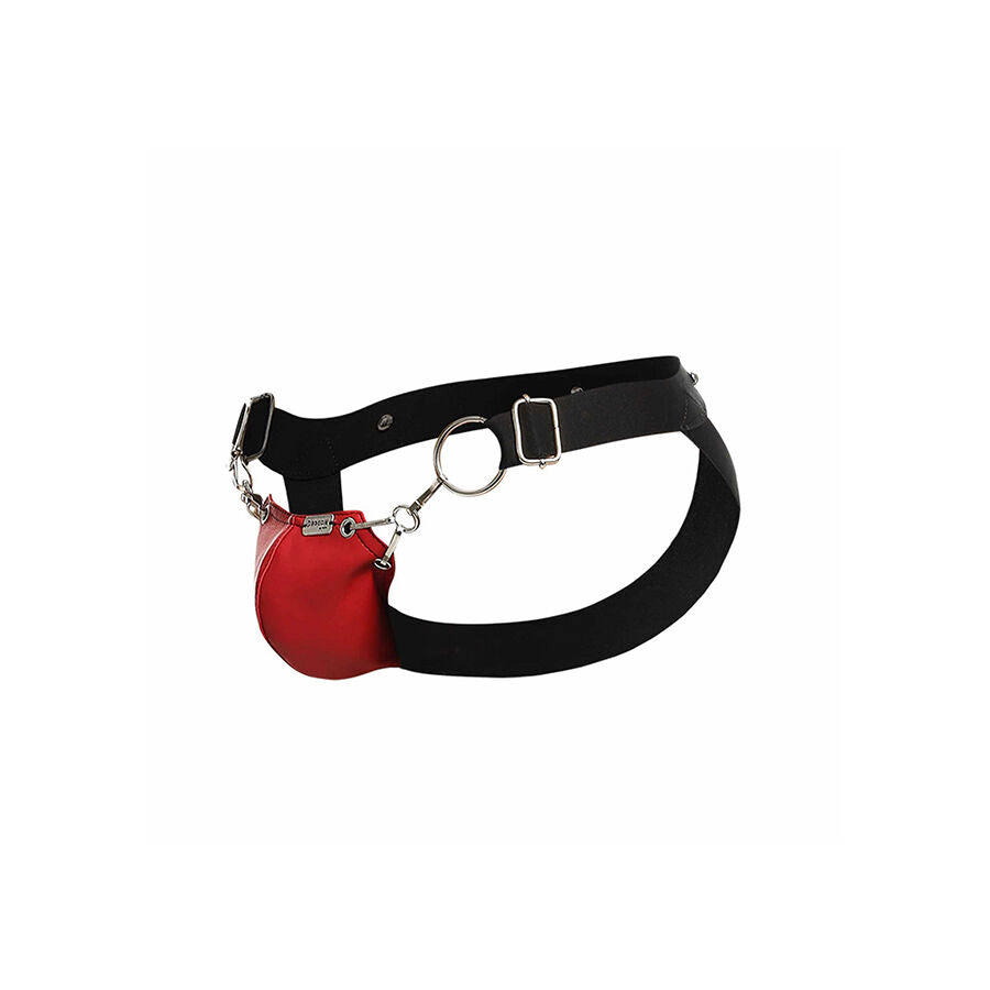 MOB - Dngeon Snap Jockstrap Red One Size