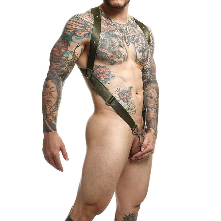 MOB - Dngeon Cross Back Harness Green One Size