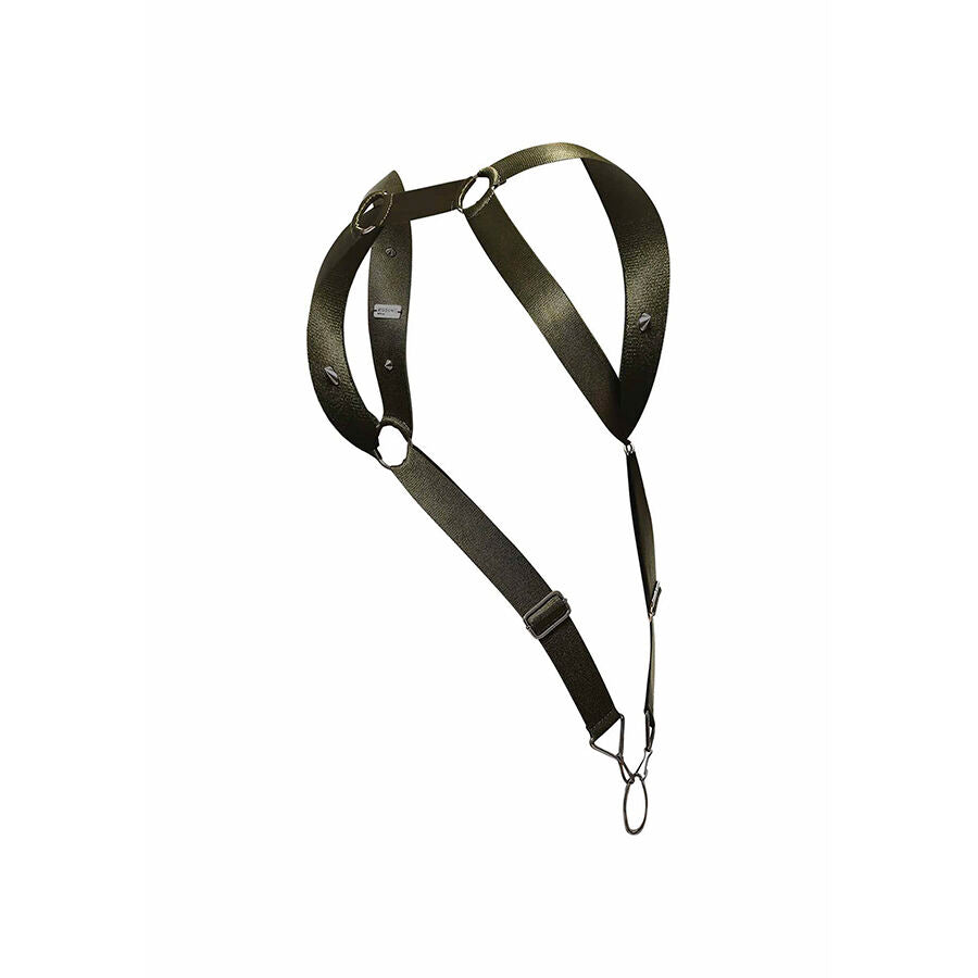 MOB - Dngeon Green Straight Back Harness One Size