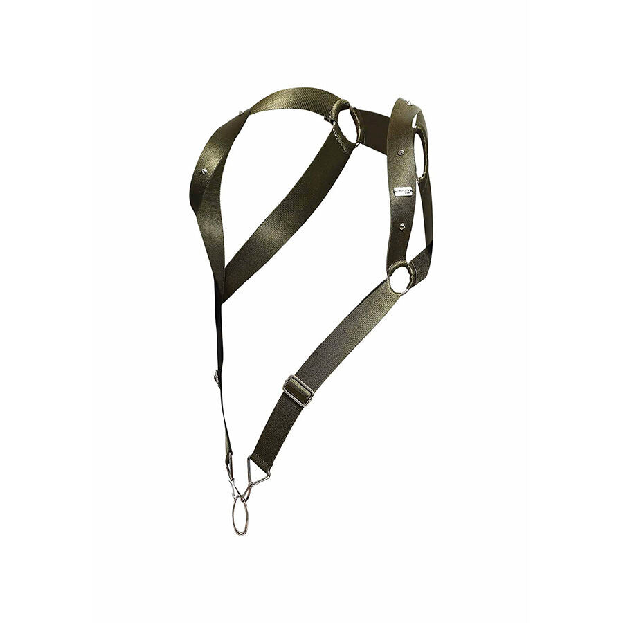 MOB - Dngeon Green Straight Back Harness One Size