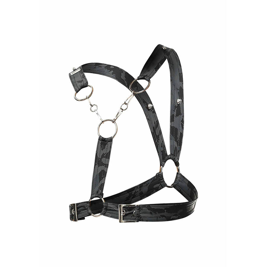 MOB - Dngeon Silver Harness With Chains One Size