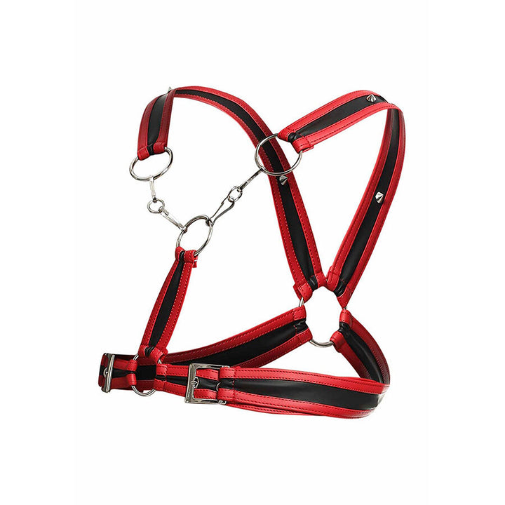 MOB - Dngeon Red Harness With Chains One Size
