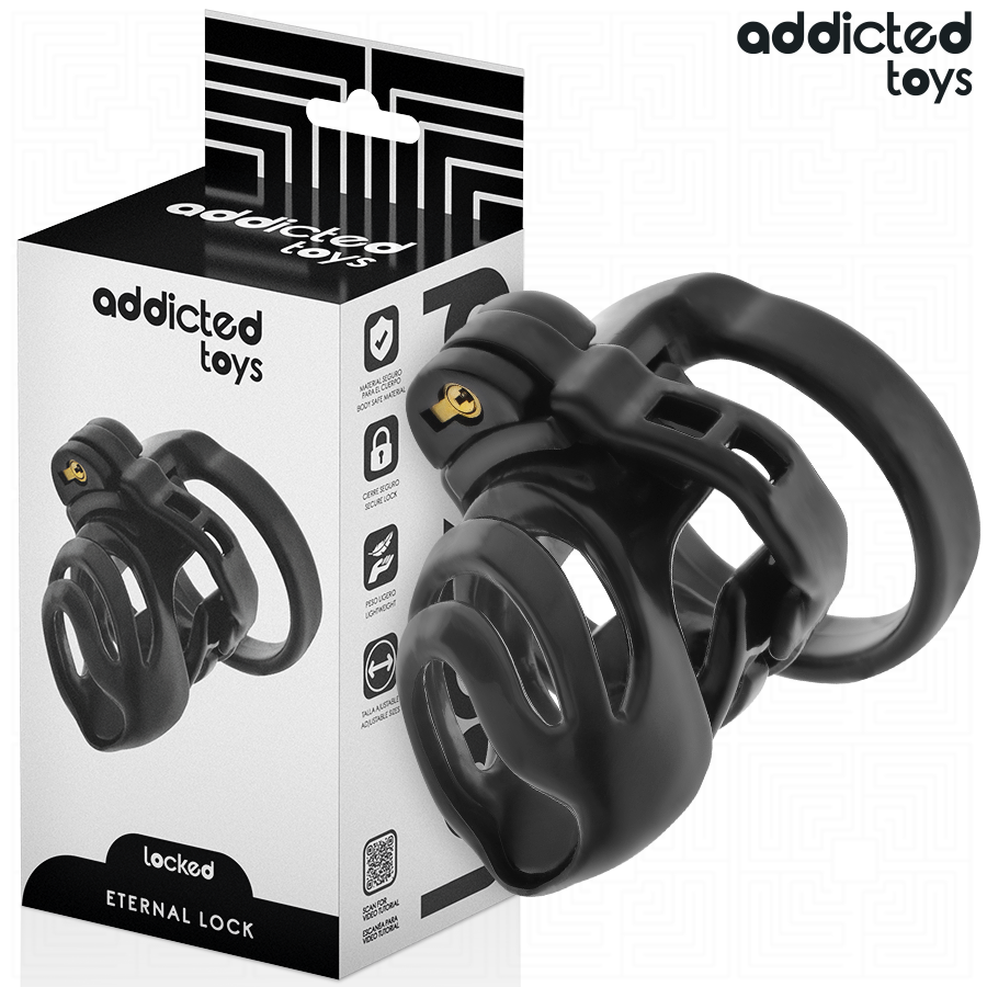 Addicted Toys Eternal Lock penis cage, 9 cm