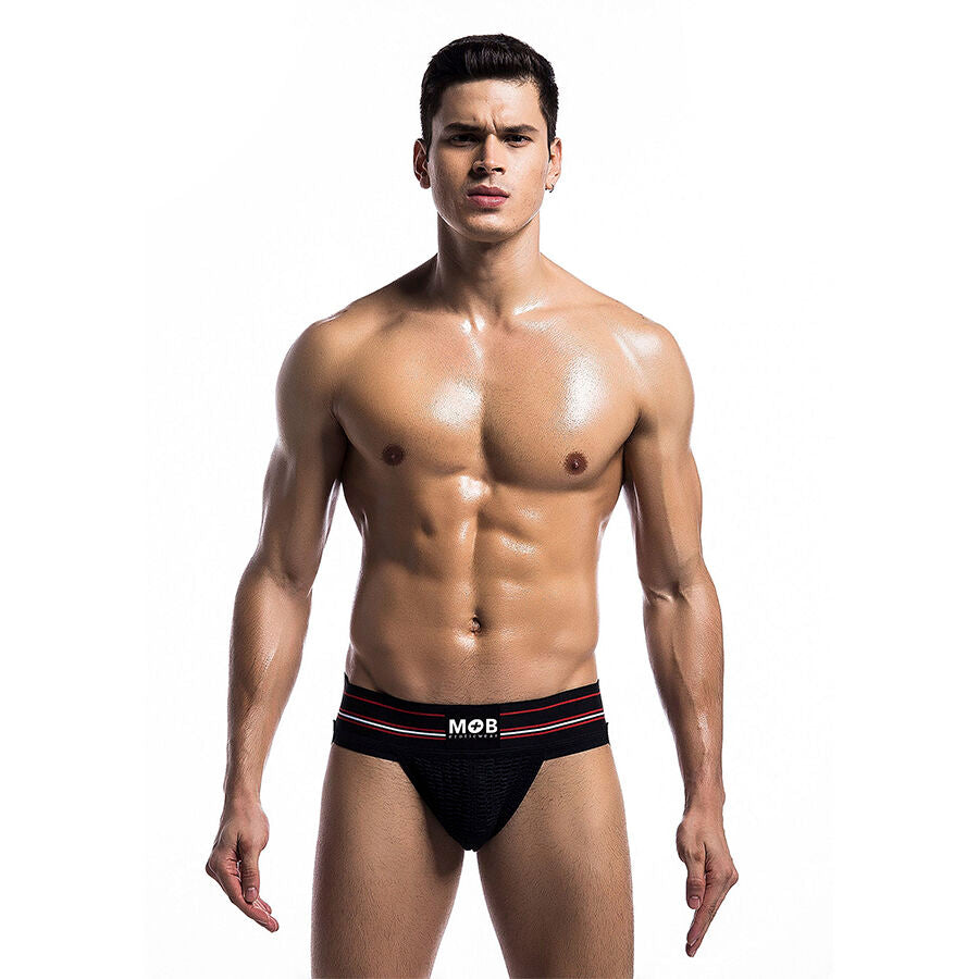 MOB - Classic Black Thong Size L
