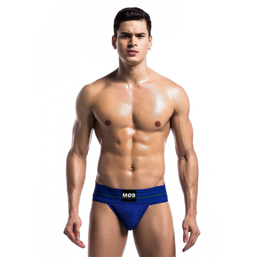 MOB - Classic Blue Thong Size L