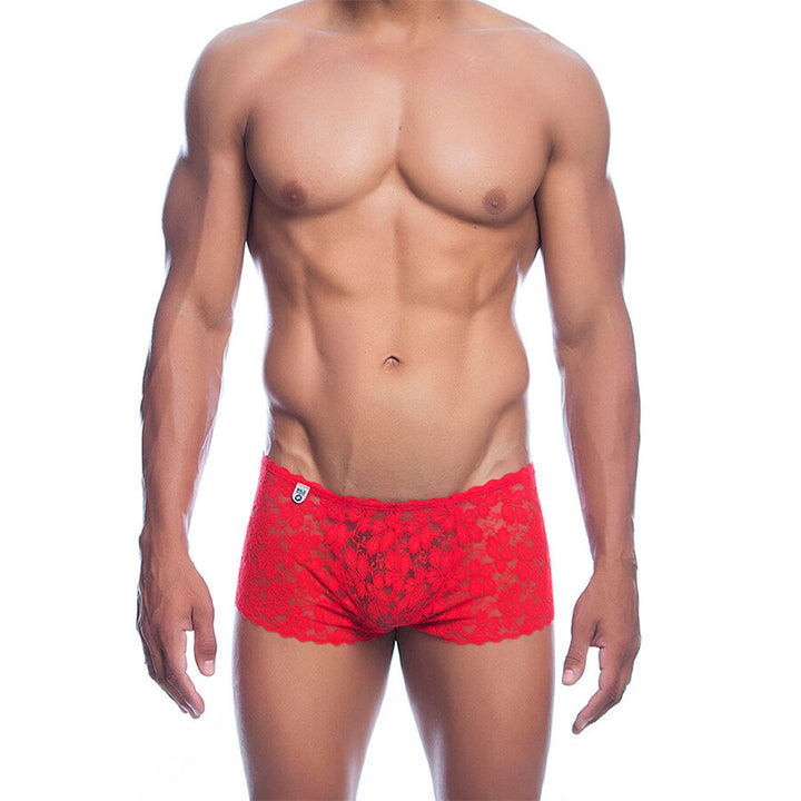 MOB - Red Lace Boxer Size L/xl