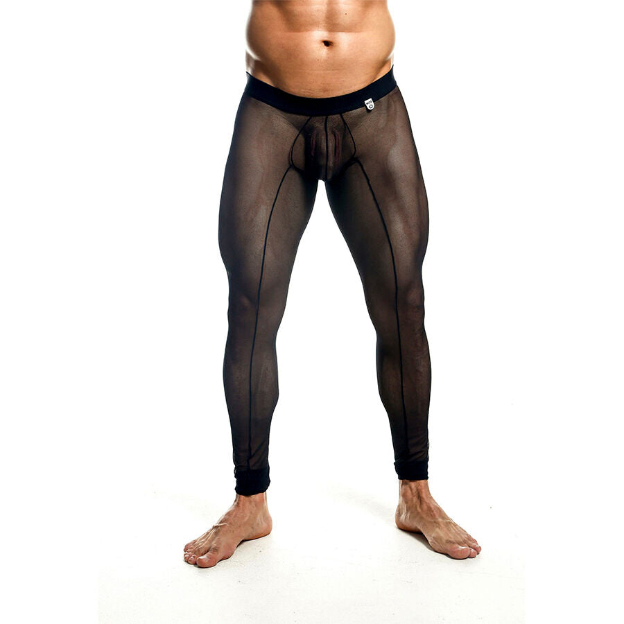 MOB - Black Transparent Tights Size M