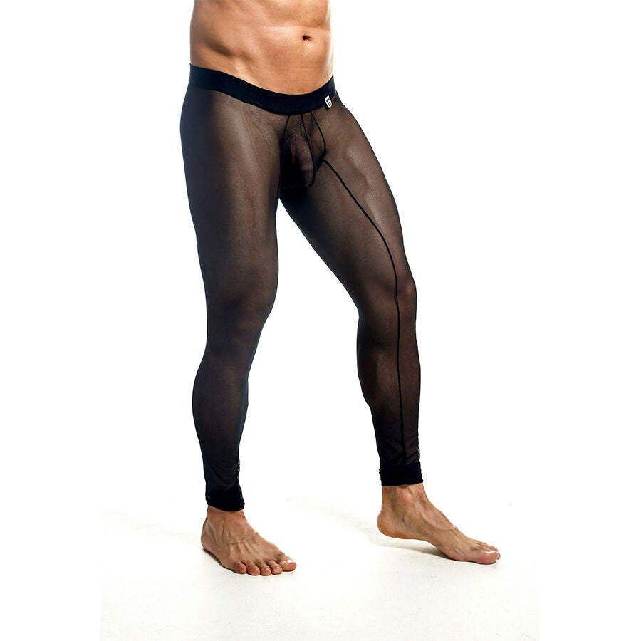 MOB - Black Transparent Tights Size M