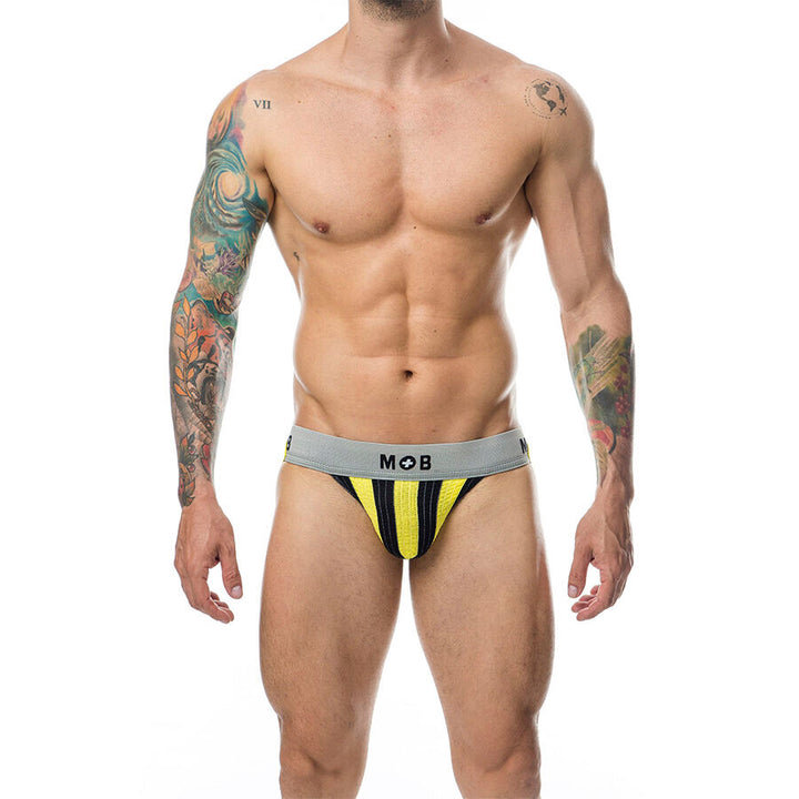 MOB - Classic Jock Stripe Yellow Size L
