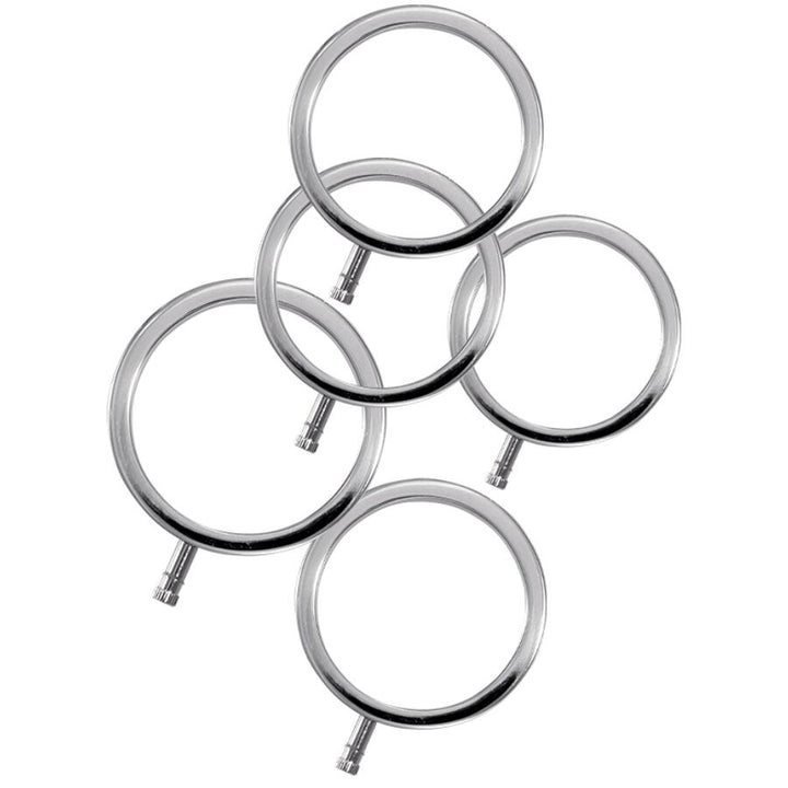Electrastim - Electrarings Metal Penis Rings Pack Of 5