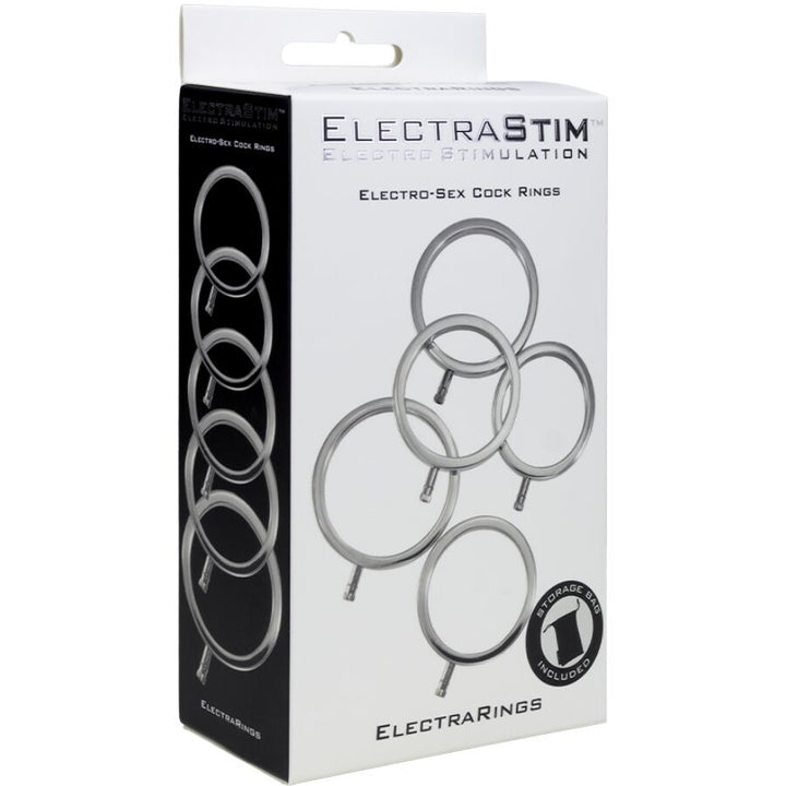 Electrastim - Electrarings Metal Penis Rings Pack Of 5