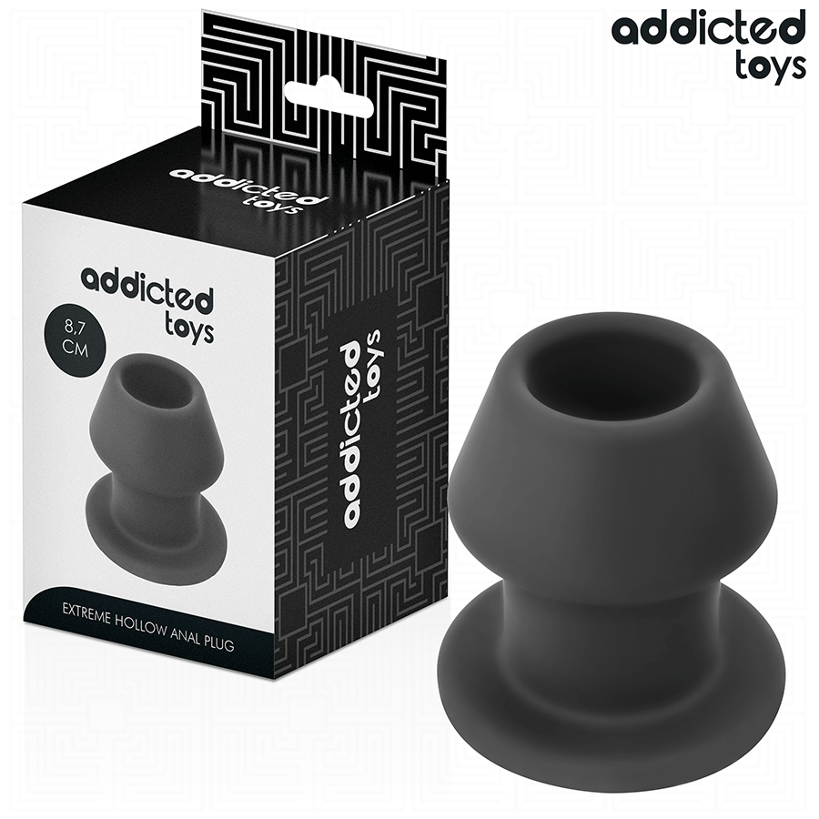 Addicted Toys - Extreme Hollow Anal Plug Silicone Size M 8.7