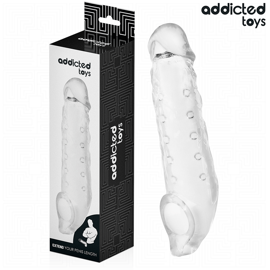 Addicted Toys transparenter Penis-Schlauch, Größe M, 27 cm