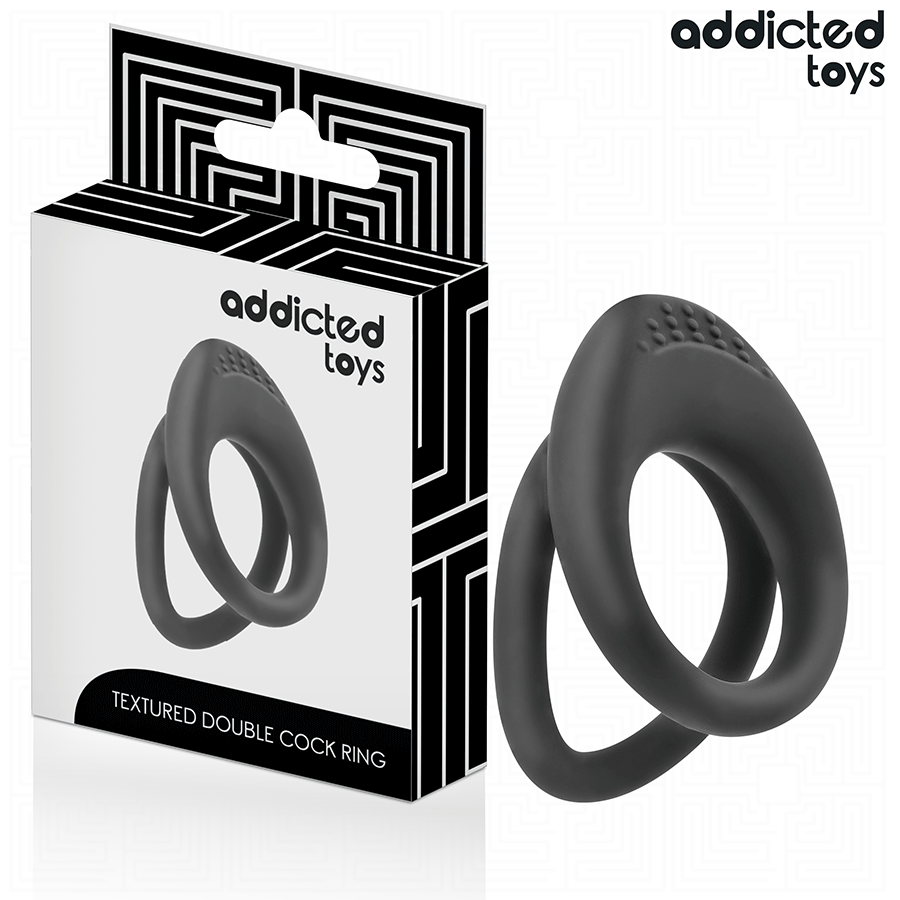 Addicted Toys double textured penis ring