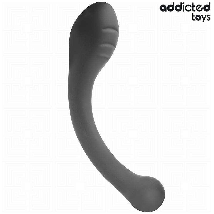 Addicted Toys Anal Stimulator Silicone 18 CM — Black · Silicone